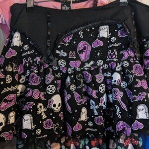 Grave Girls Goth Mini Skirt Plus Size 2x